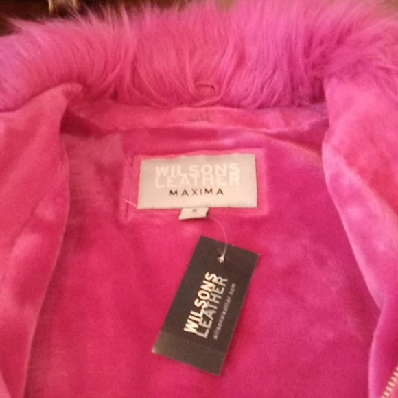 NWT🎁FREE GIFT INCLUDED 🎁Suede Fur Winter Jacket w/ Fur Cuffs & Lining - Picture 10 of 16